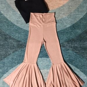 Handmade toddler bell bottoms